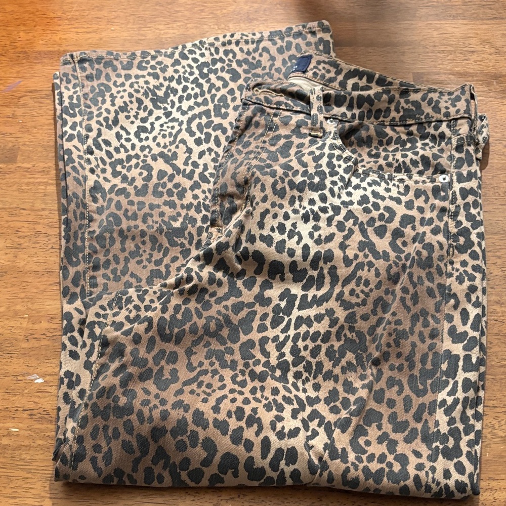 GAP Leopard Print Pants